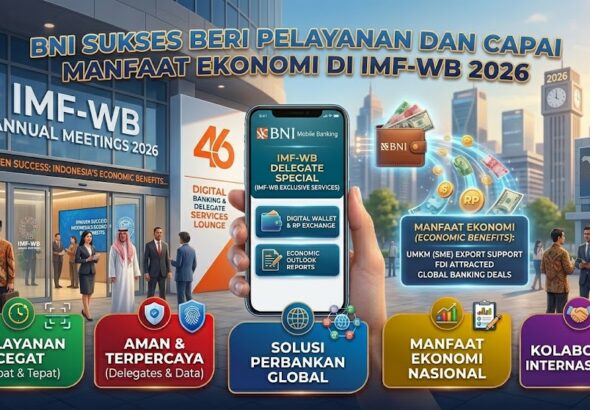 BNI Sukses Beri Pelayanan dan Capai Manfaat Ekonomi di IMF WB