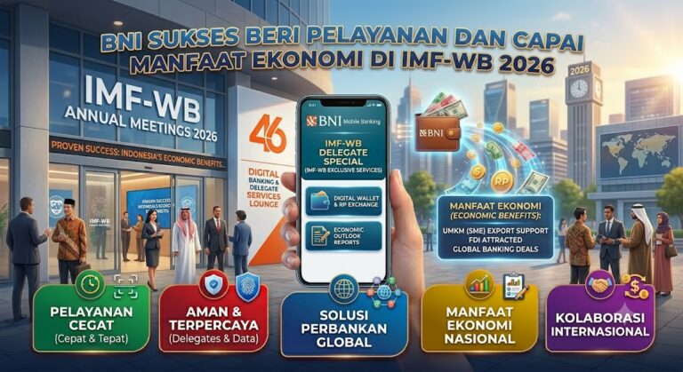 BNI Sukses Beri Pelayanan dan Capai Manfaat Ekonomi di IMF WB
