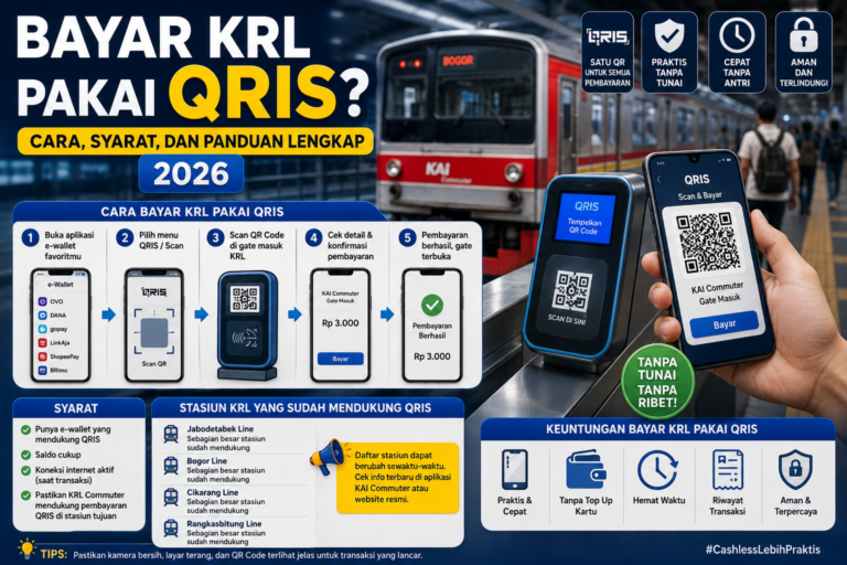 Cara Bayar KRL Pakai QRIS Mudah & Cepat 2026 Panduan Lengkap