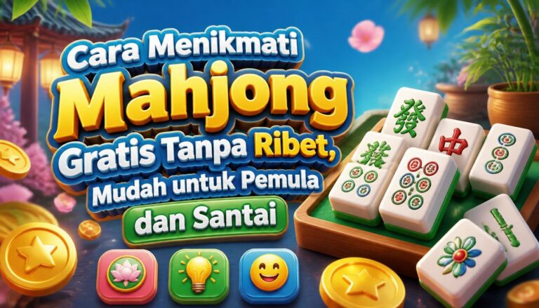 Cara Menikmati Mahjong Gratis Tanpa Ribet, Mudah untuk Pemula dan Santai