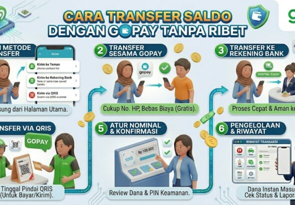Cara Transfer Saldo dengan GoPay tanpa Ribet