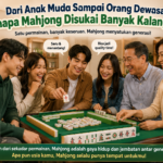 Dari Anak Muda Sampai Orang Dewasa, Kenapa Mahjong Disukai Banyak Kalangan