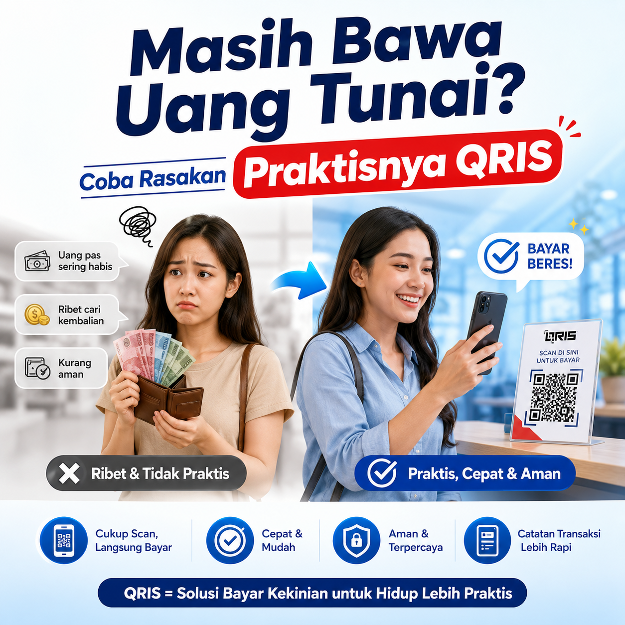 Masih Bawa Uang Tunai
