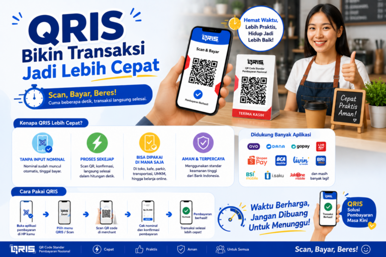 QRIS Bikin Transaksi Jadi Lebih Cepat