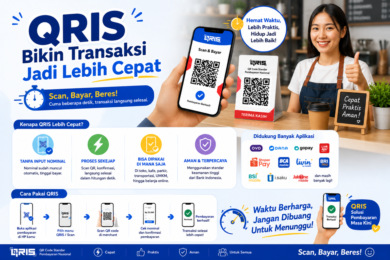 QRIS Bikin Transaksi Jadi Lebih Cepat